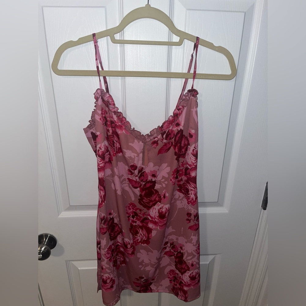 White Fox Pink Floral Dress